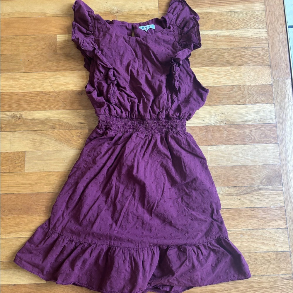 BB Dakota Purple Ruffled Dress